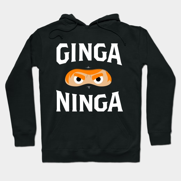 Ginga Ninja – Redhead Ginger Ninja Hoodie by propellerhead